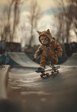 Cats skateboarding 1