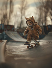 Cats skateboarding 1