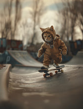 Cats skateboarding 1